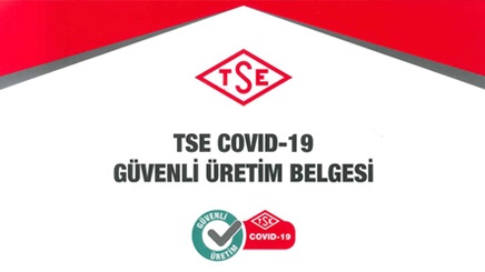 Mart 2021 TSE COVID-19 Güvenli Üretim Belgesi