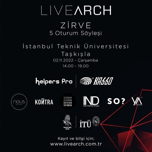 Etkinlik sponsoru olduğumuz 2 Kasım Çarşamba günü İstanbul Teknik Üniversitesi Taşkışla Mimarlık Fakültesi’nde gerçekleşti